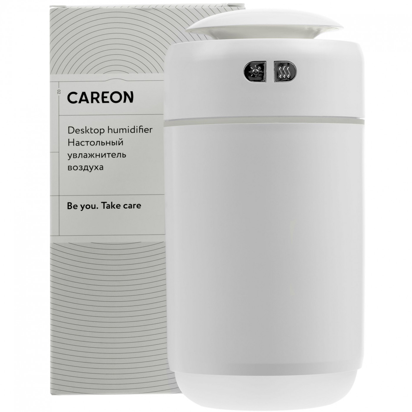 Настольный увлажнитель с подсветкой Careon