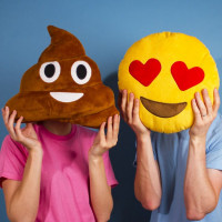 Большая Подушка Грустный Смайл-2