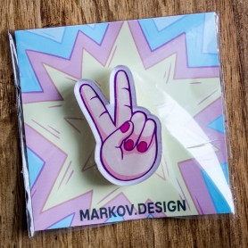 Значок Markov Design Peace-2