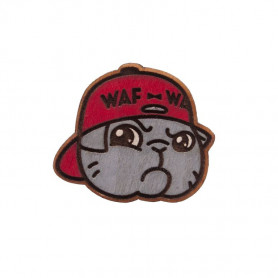 Значок WafWaf Котик в кепке