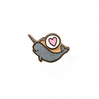 Значок WafWaf Нарвал любви