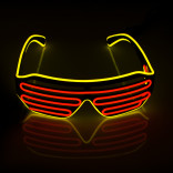 Светящиеся LED очки Жалюзи