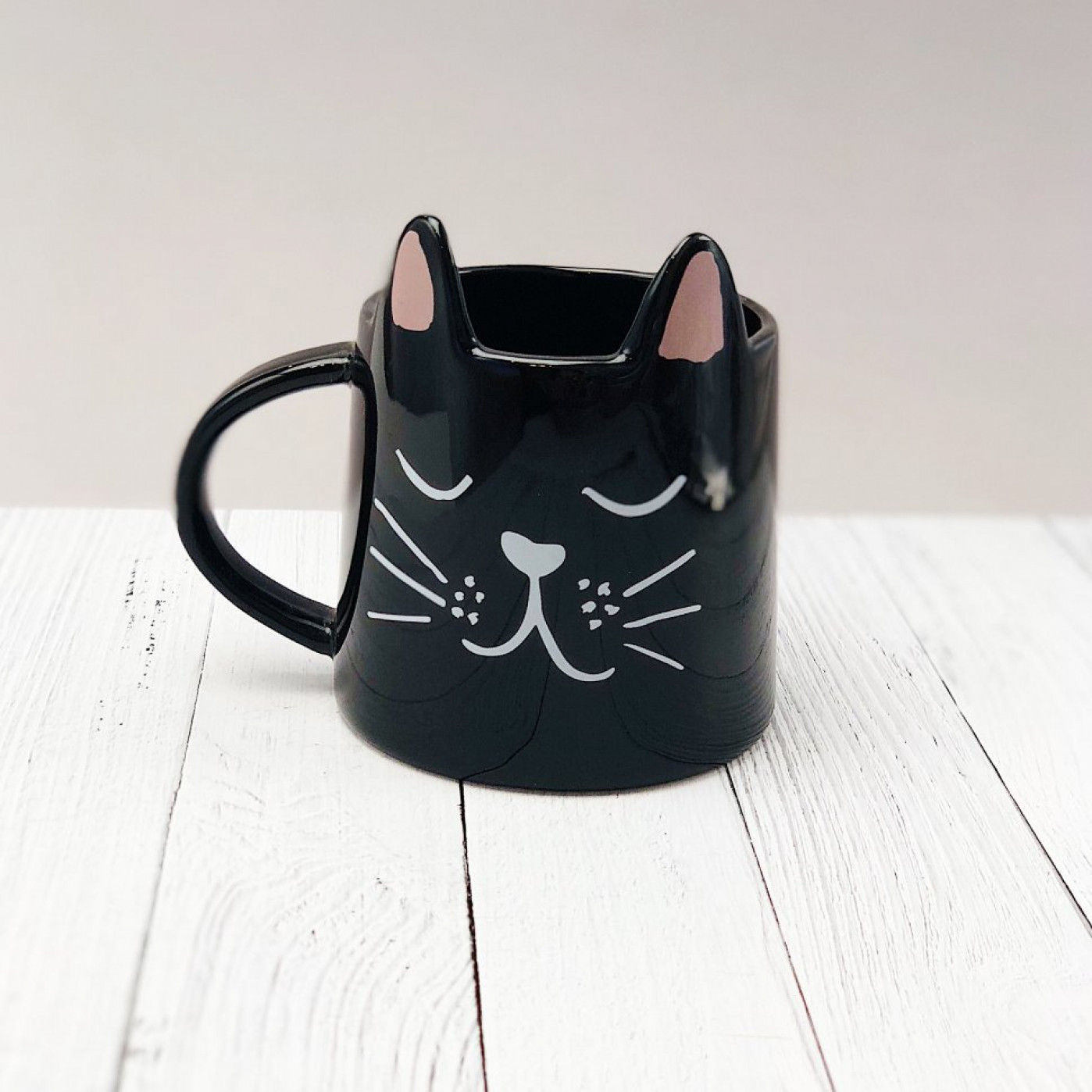 Кружка Cute cat чёрный