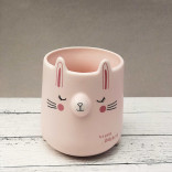 Кружка Happy rabbit розовый