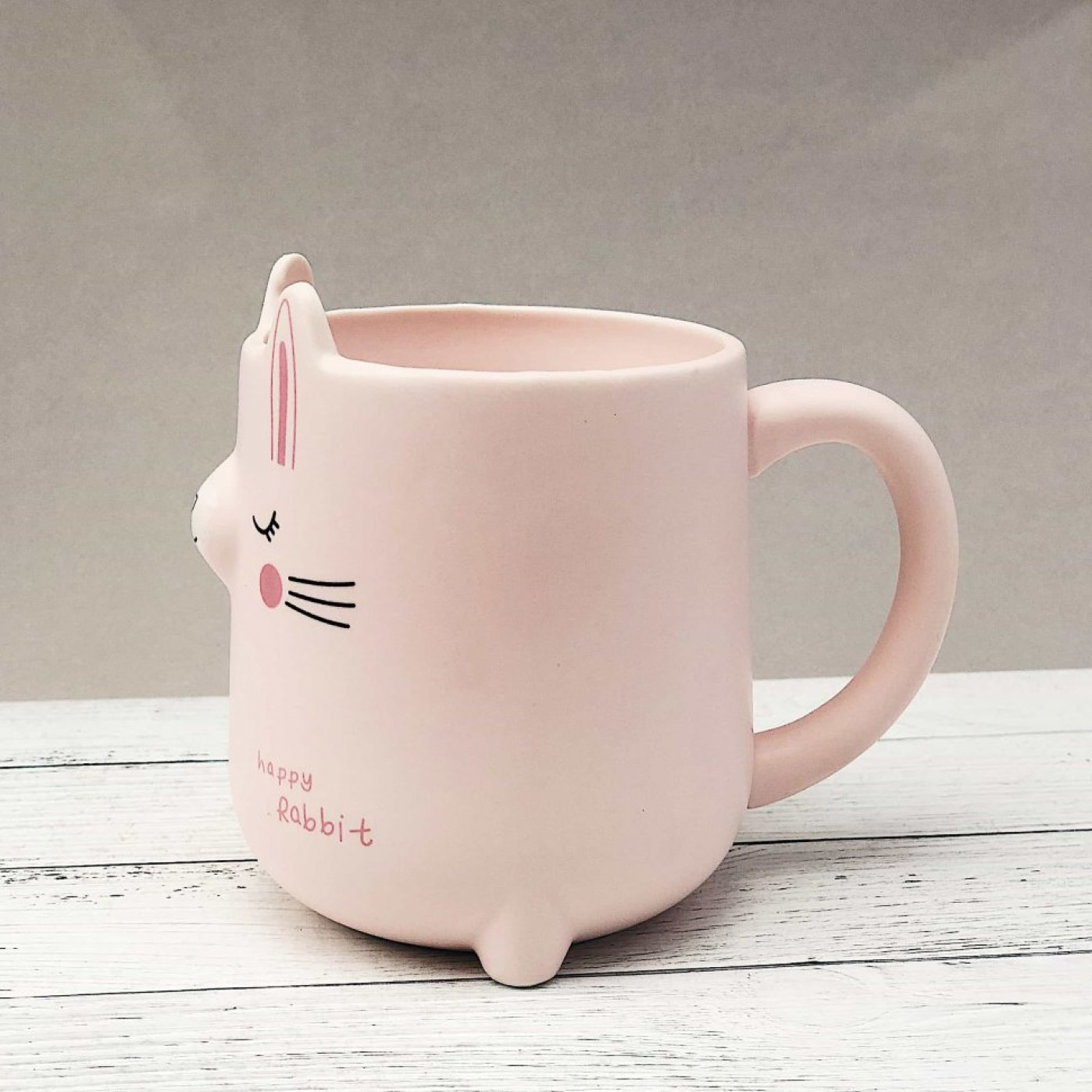 Кружка Happy rabbit розовый Кружка Happy rabbit розовый