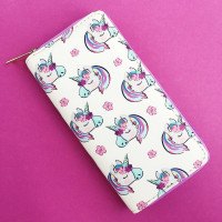 Кошелек Unicorn and flowers-2
