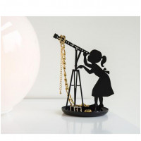 Держатель для украшений Kikkerland Девочка-звездочет черный-2