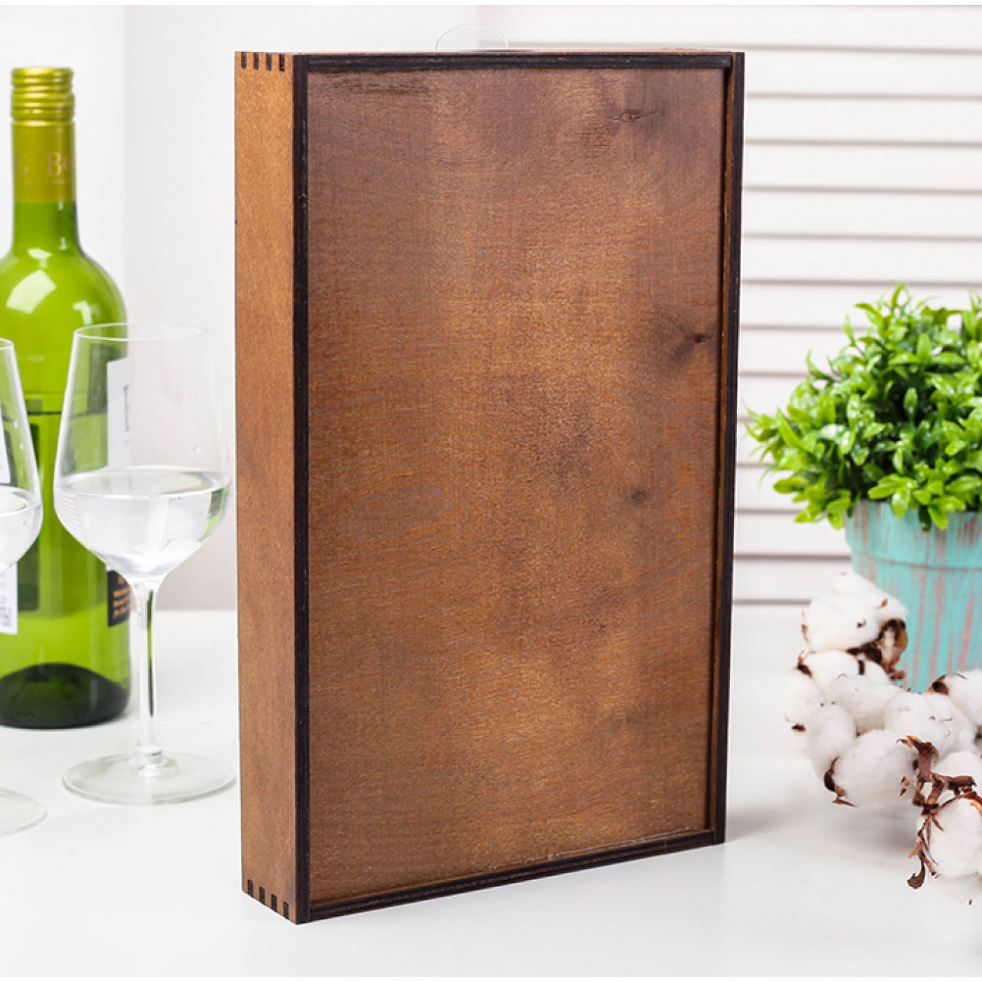 Копилка для пробок Мой бокал наполовину полон