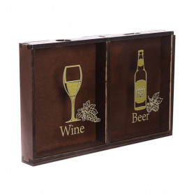 Двойная копилка для пробок и крышек Wine Beer