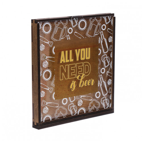 

Копилка для крышек All Your Need Is Beer