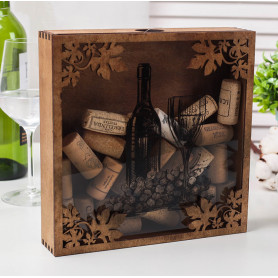 Копилка для пробок Натюрморт квадрат-2