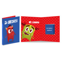 Шоколадная открытка Не злись