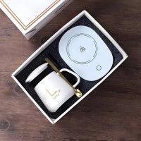 Подарочный набор Lucky кружка с подставкой для подогрева-2