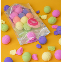 Набор конфетти для ванны Ваниль-карамель 10 штук-2