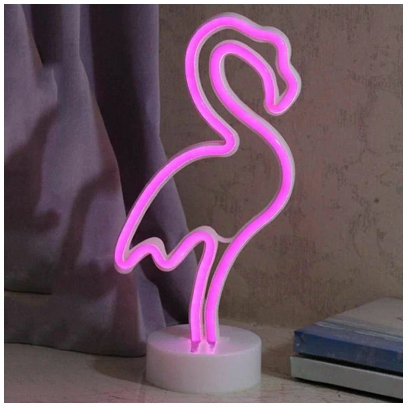 Светильник неоновый Фламинго