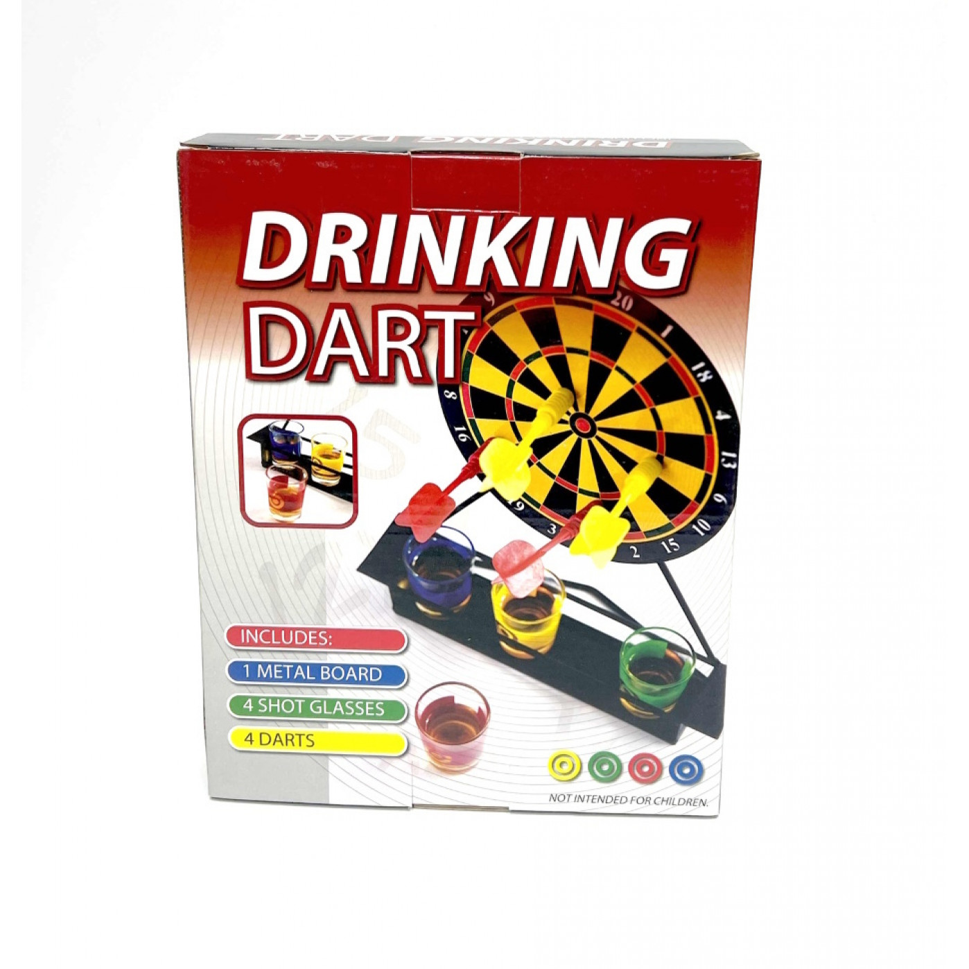 Игра "Пьяный дартс" с рюмками