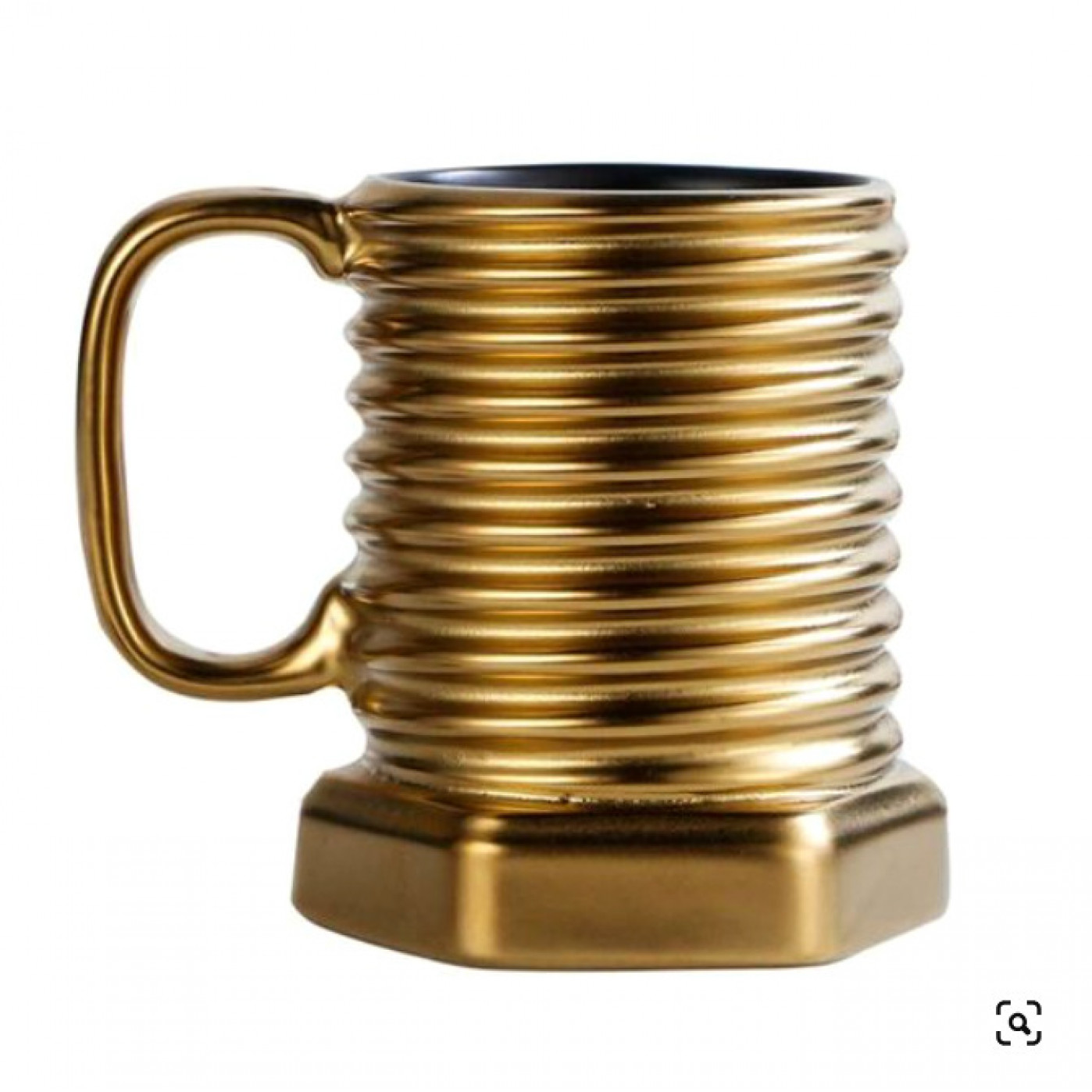 Кружка болт золотой