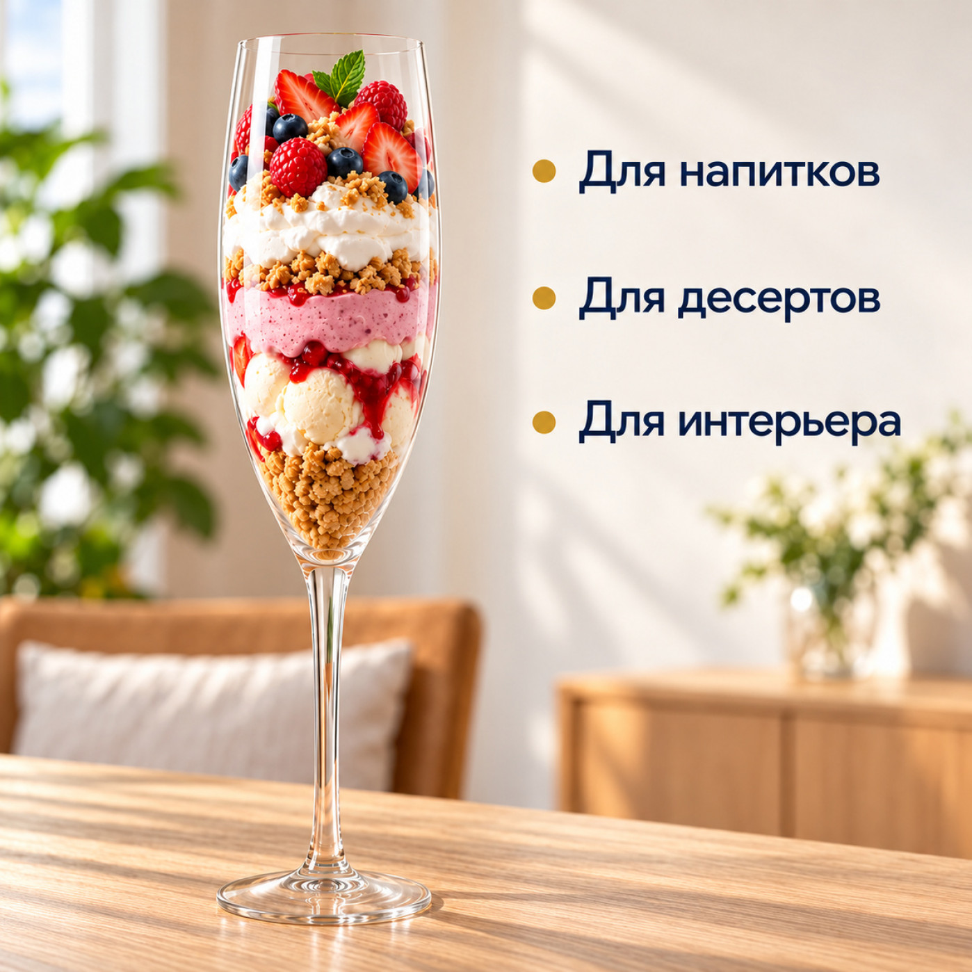 Гигантский бокал-прикол для шампанского