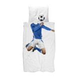 Комплект постельного белья Snurk Футболист синий 150 х 200 см.