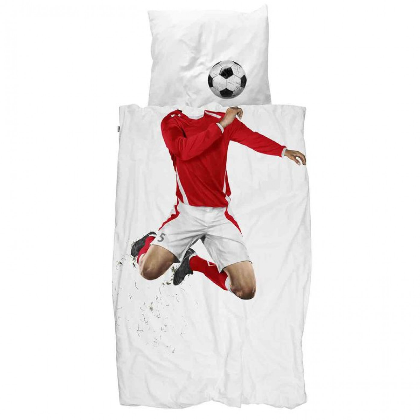 Комплект постельного белья Snurk Футболист красный 150 х 200 см.