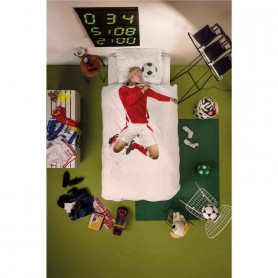 Комплект постельного белья Snurk Футболист красный 150 х 200 см.-2