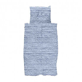 Комплект постельного белья Косичка синяя 150 х 200 см.