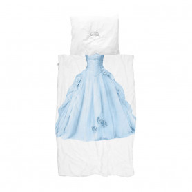 Комплект постельного белья Snurk Принцесса снежно-голубой 150 х 200 см.