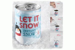 Let it snow – снег в банке