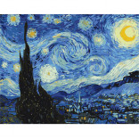 Картина по номерам Ван Гог Звездная ночь