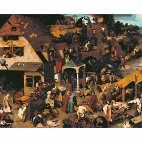 Картина по номерам Фламандские пословицы