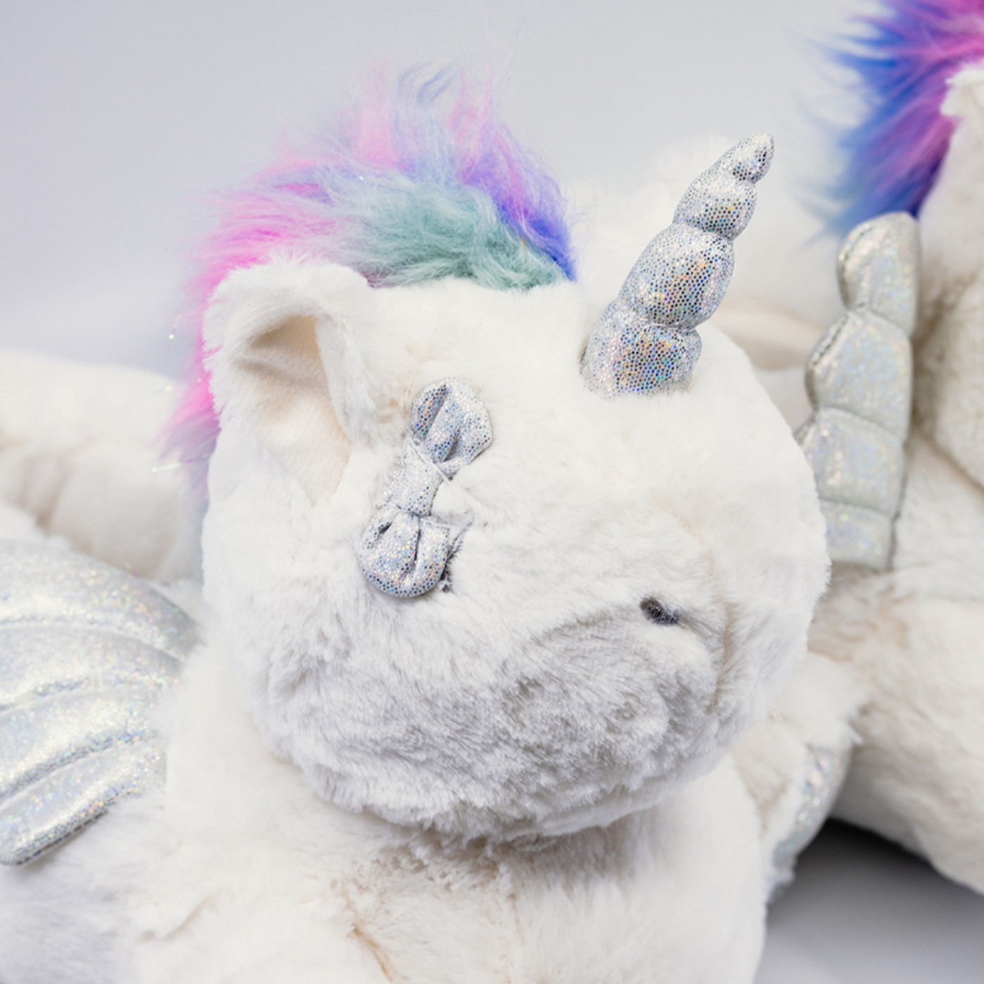 Плюшевые тапочки единороги Unicorn Wings