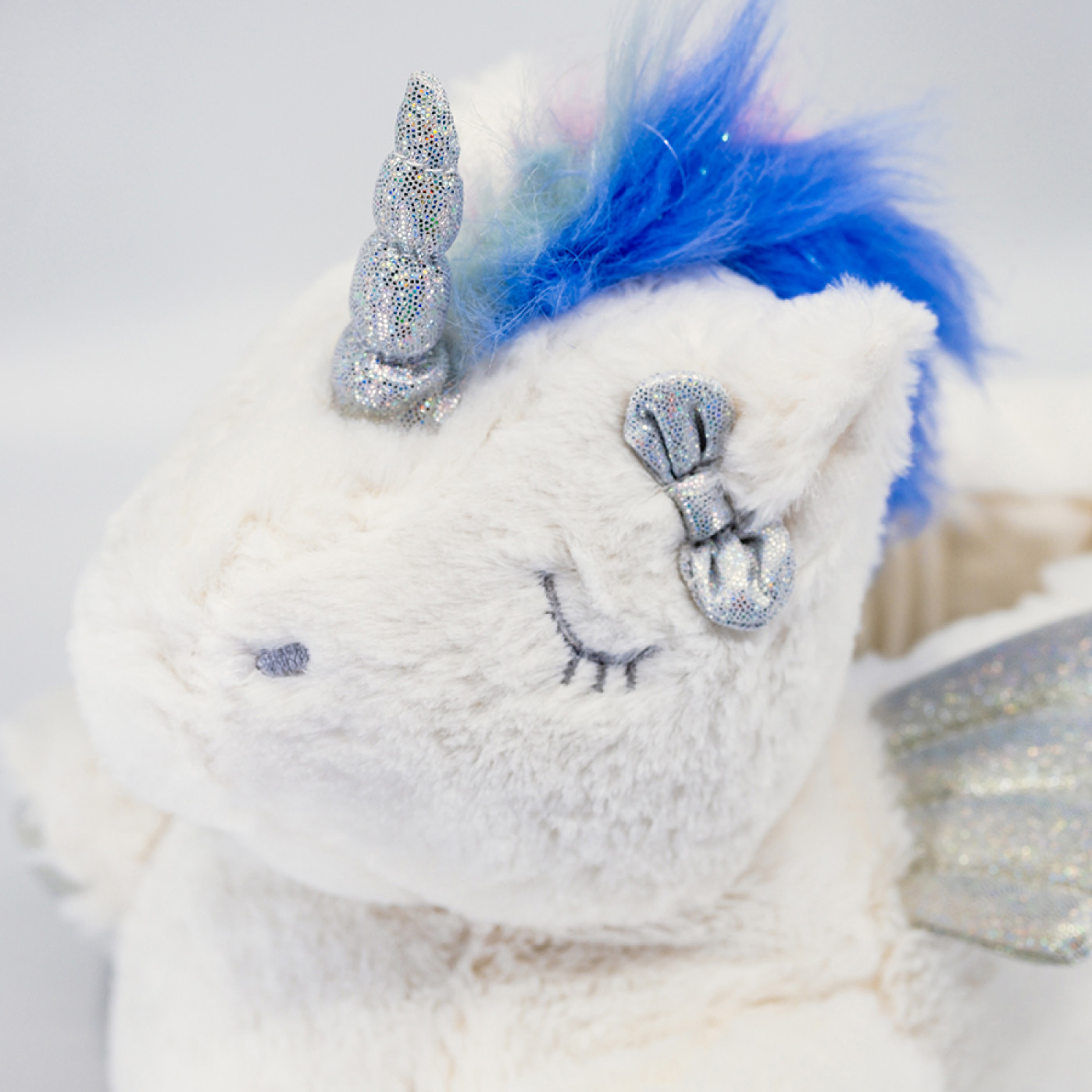 Плюшевые тапочки единороги Unicorn Wings