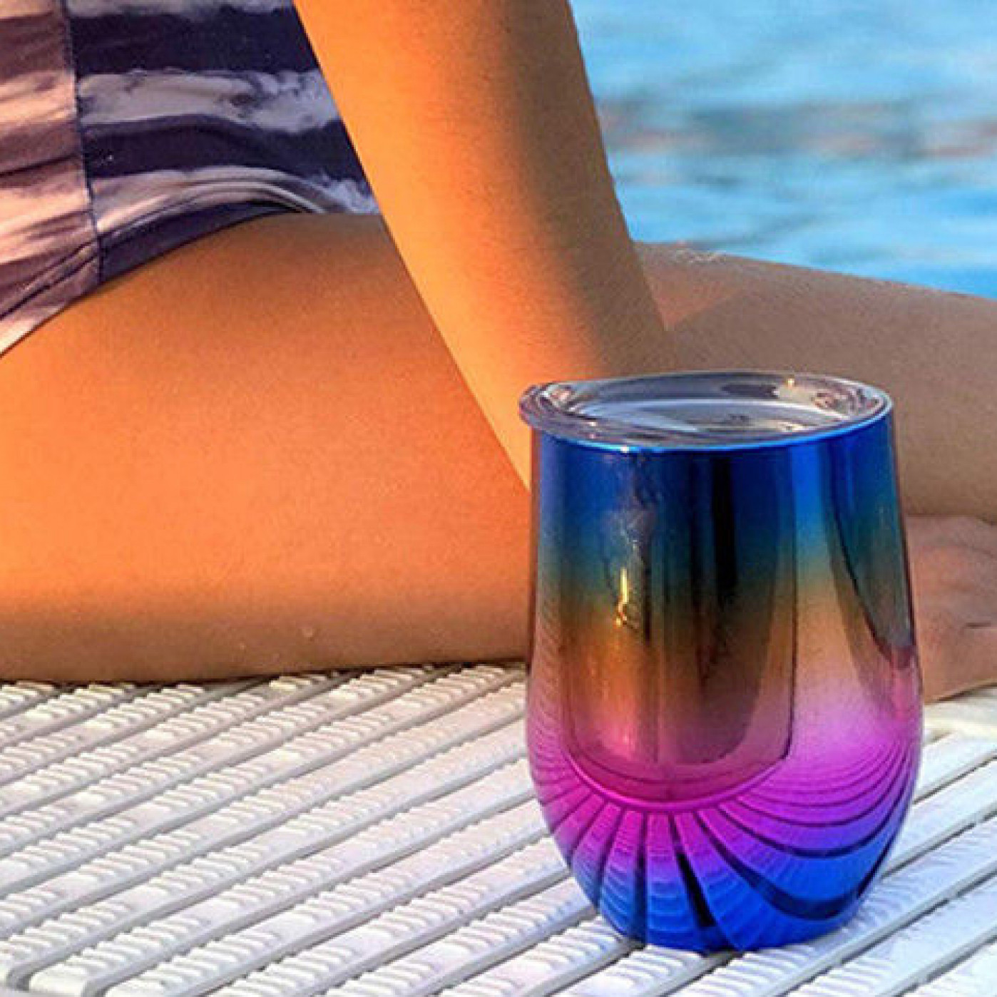 Термостакан Egg Shape Glass Неон