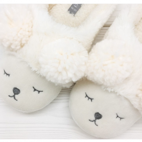 Тапочки Овечка белые-2