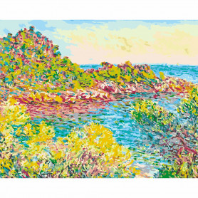 Картина по номерам Яркий залив