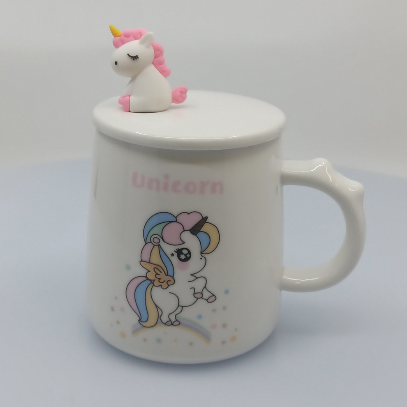 Кружка с крышкой и ложкой Color Unicorn Кружка с крышкой и ложкой Color Unicorn
