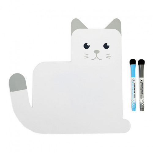 

Магнитная доска с двумя маркерами Meow белая