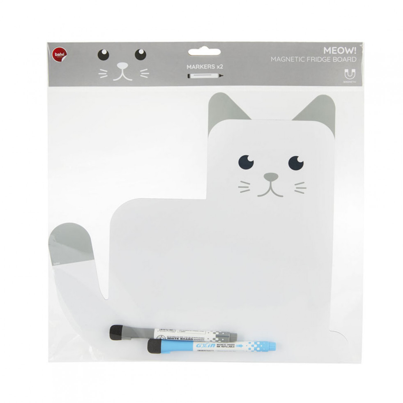 Магнитная доска с двумя маркерами Meow Магнитная доска с двумя маркерами Meow