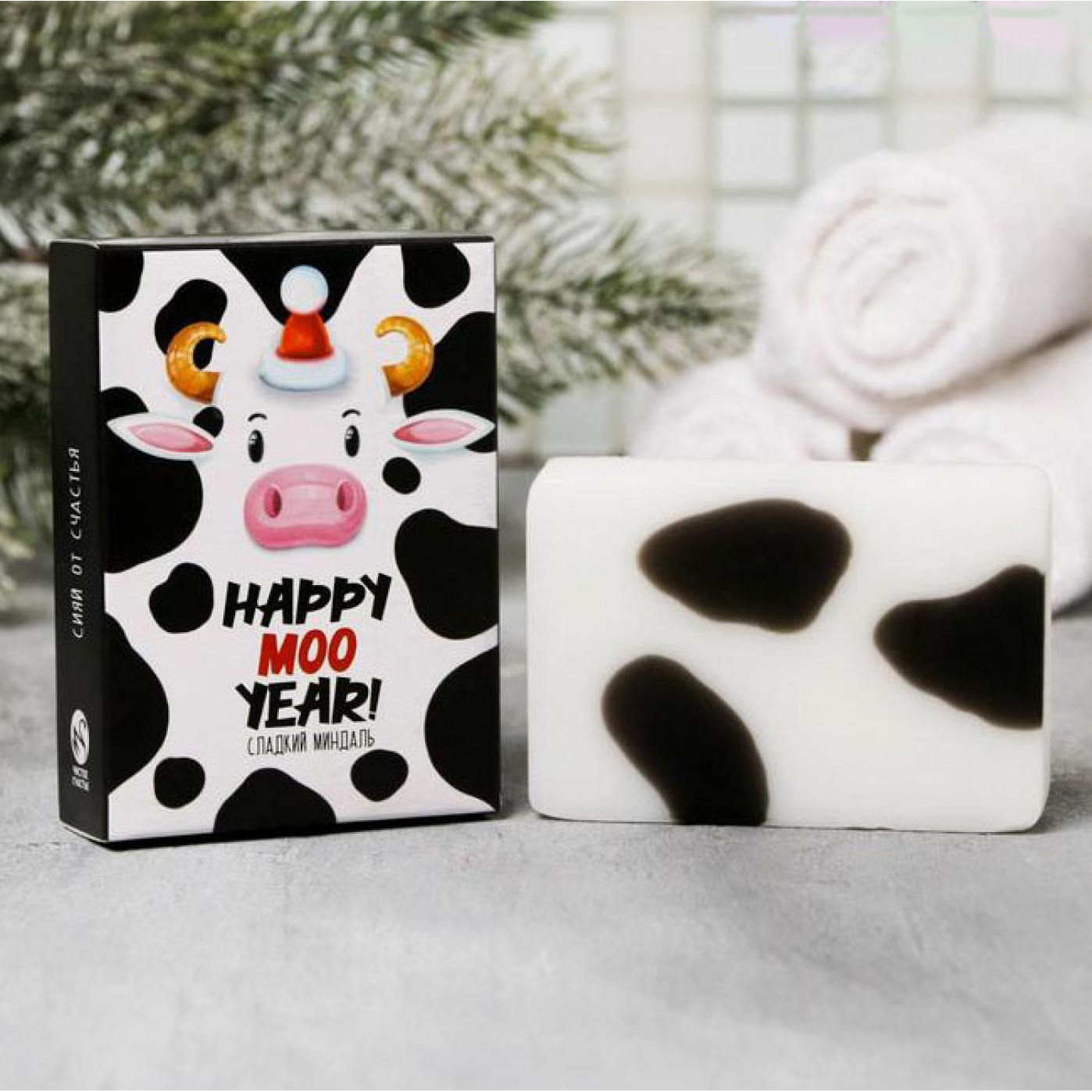 Подарочное мыло Happy Moo Year Подарочное мыло Happy Moo Year