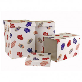 Подарочная коробка Варежки