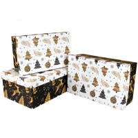 Подарочная коробка Елочные игрушки Подарочная коробка Елочные игрушки