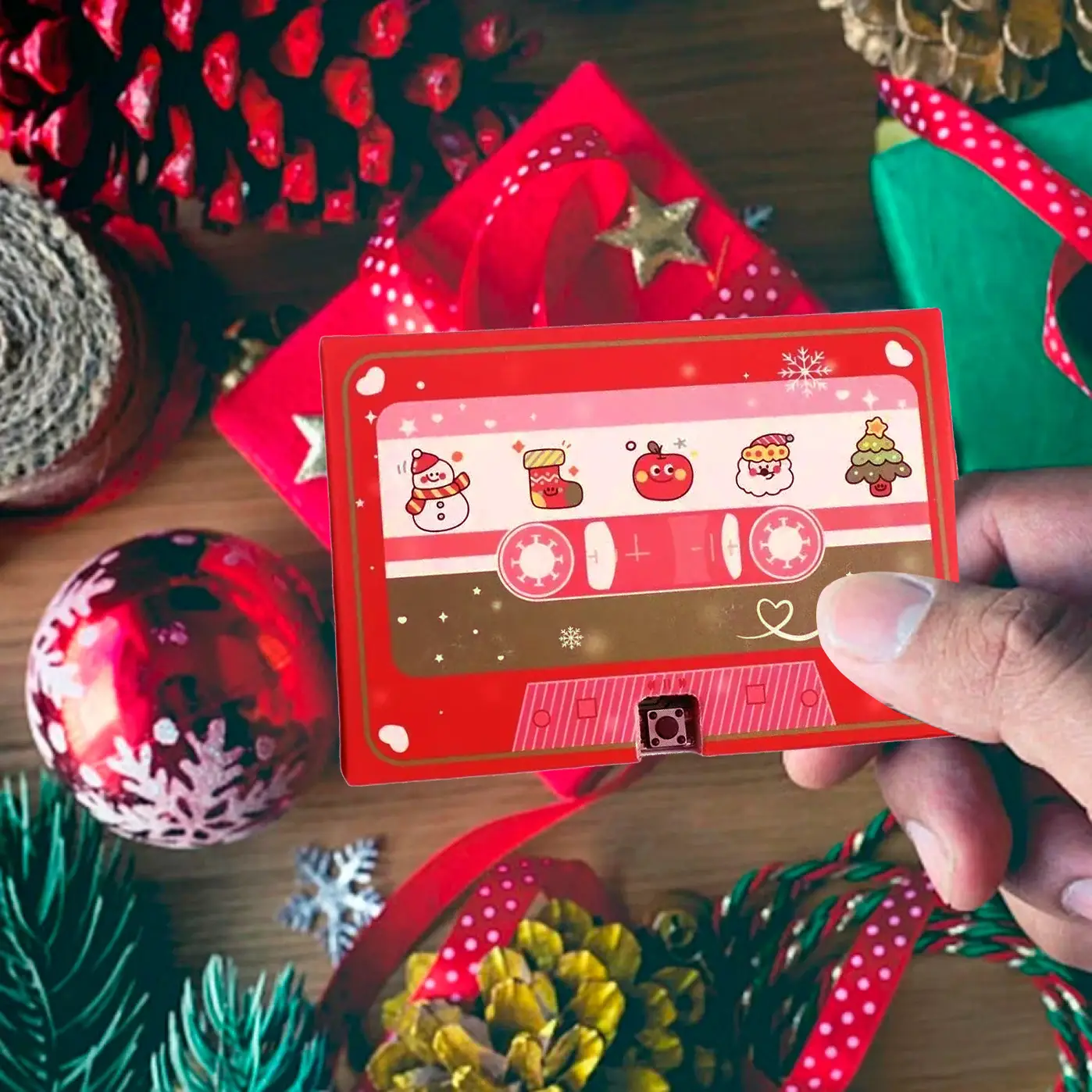 Аудио открытка Кассета Happy New Year