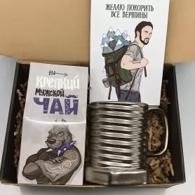 Мужской подарочный набор - Не забей, но закрути