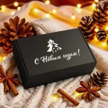 Подарочный набор для мужчины Танкист - фляга в виде бочки топлива и обложка на автодокументы