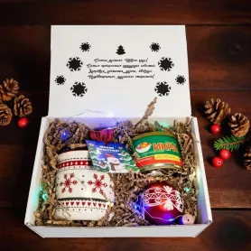 Новогодний подарочный набор Снежинка