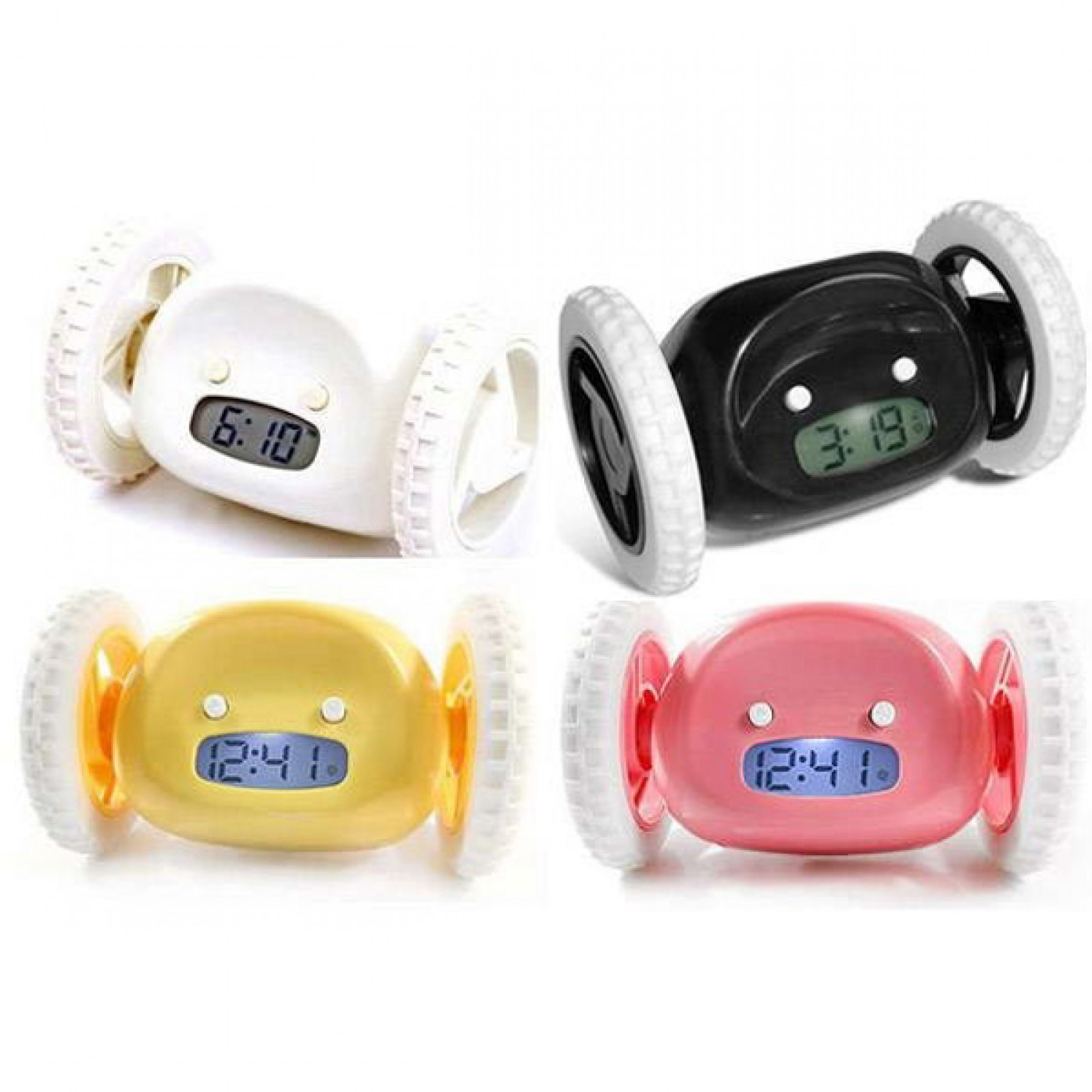 Убегающий будильник инопланетянин Clocky run