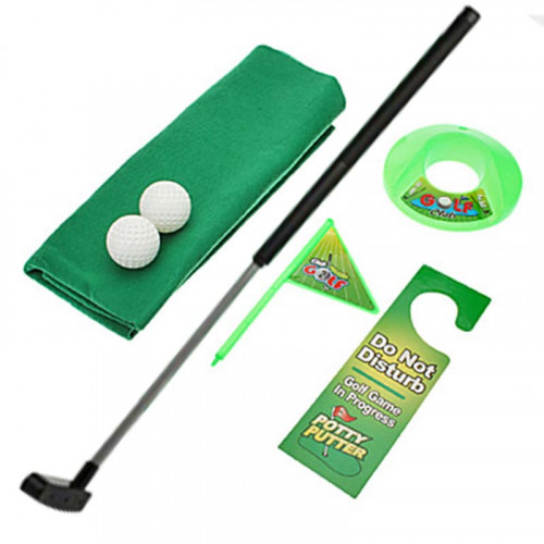 Домашний мини-гольф с ковриком для туалета (2 мяча в наборе) от Magicmag.net