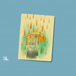 Обложка на паспорт Морковный дождь