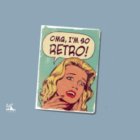 Обложка на паспорт Omg, Im so Retro Обложка на паспорт Omg, Im so Retro
