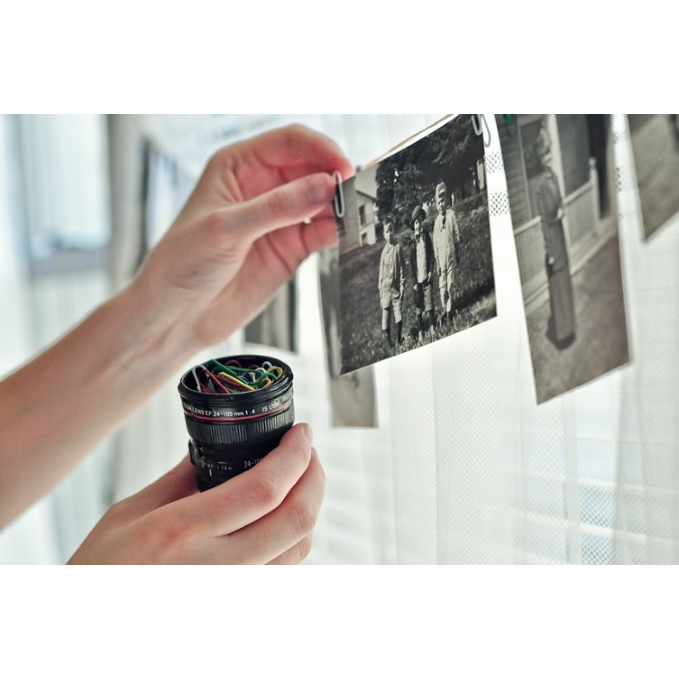 Набор шотов в виде объектива 